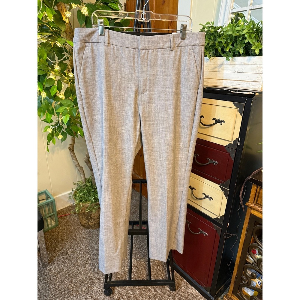 Nine West Women's 16 Short Gray Mid Rise Barely Bootcut Dress Pants NWT - Picture 5 of 6